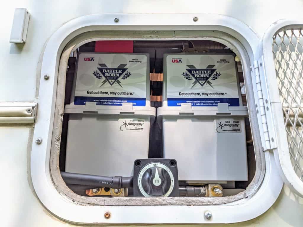 rv battery disconnect switch with Battle Born Batteries