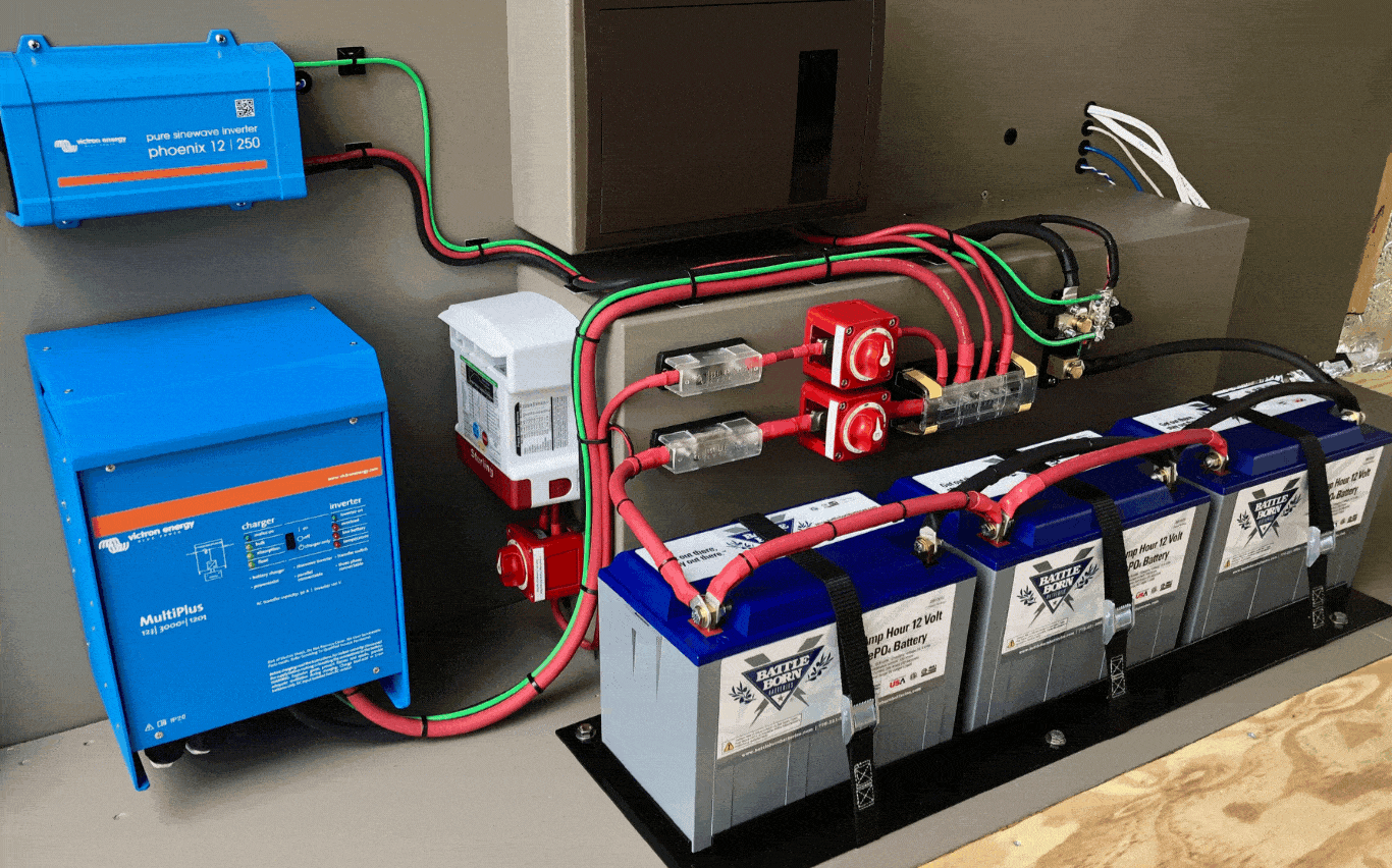 the disconnect switch for the batteries in an RV electrical system