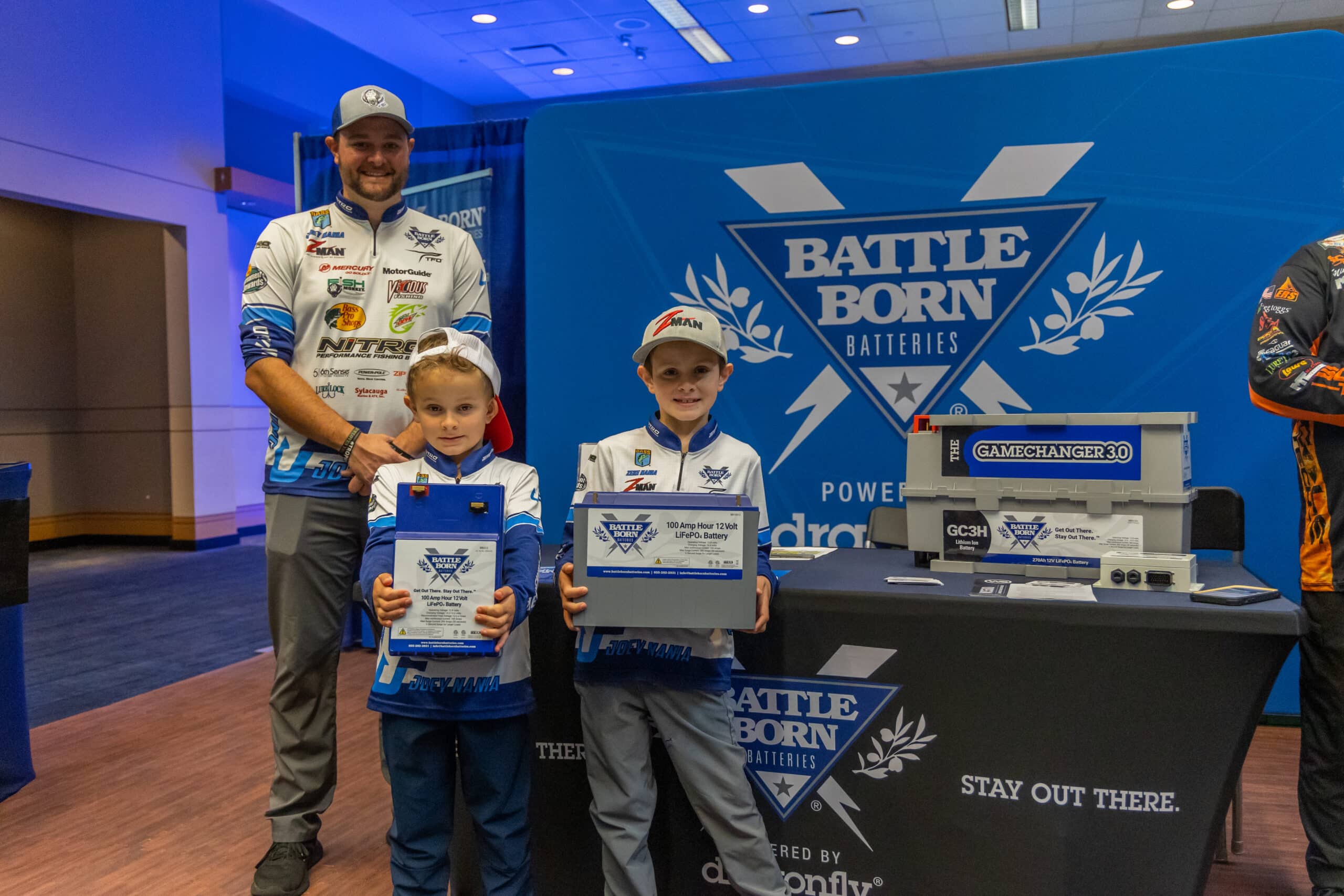 Professional Angler Joey Nania and Family at the Bassmaster Classic