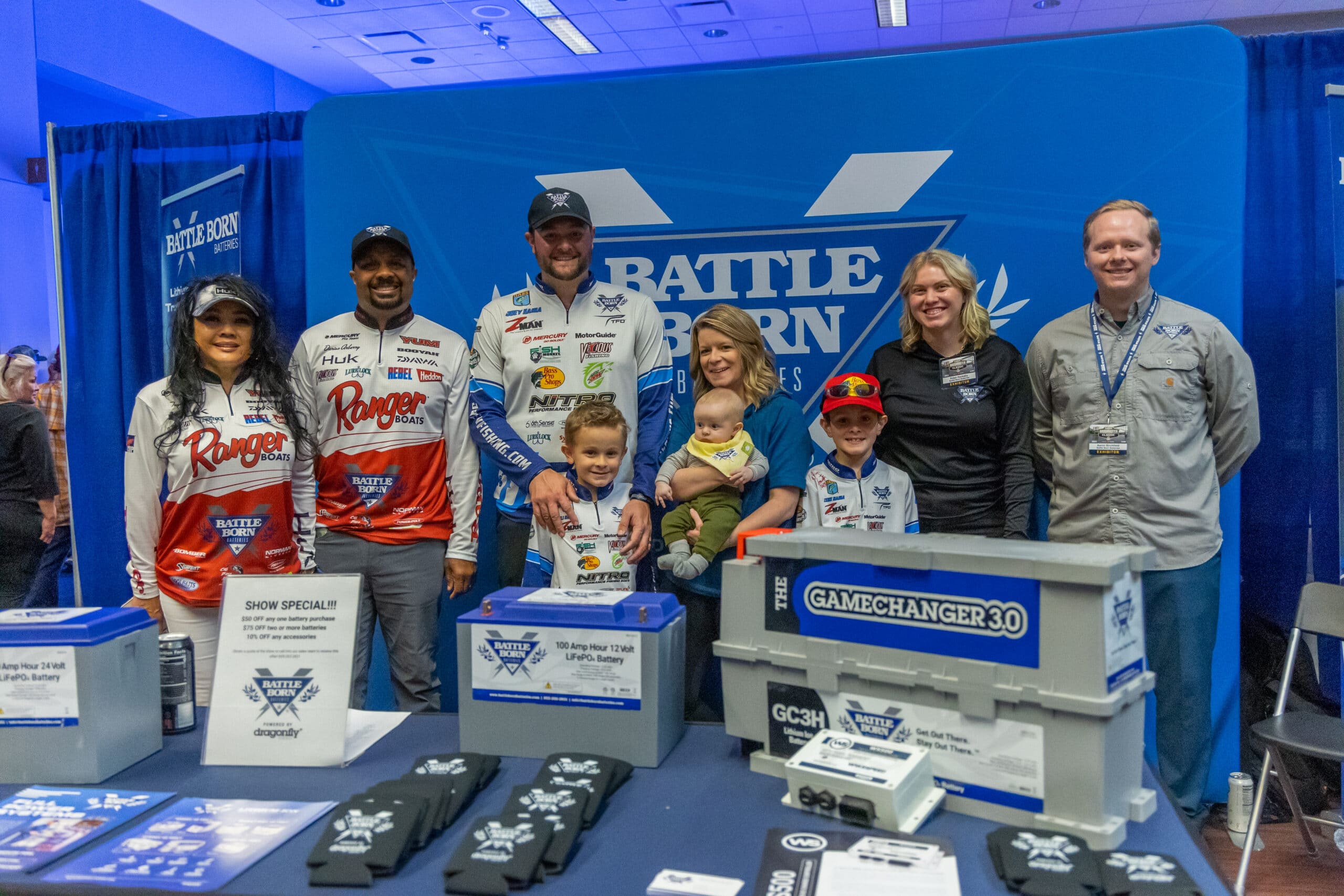 Professional Anglers Joey Nania and Darius Arberry at the Bassmaster Classic