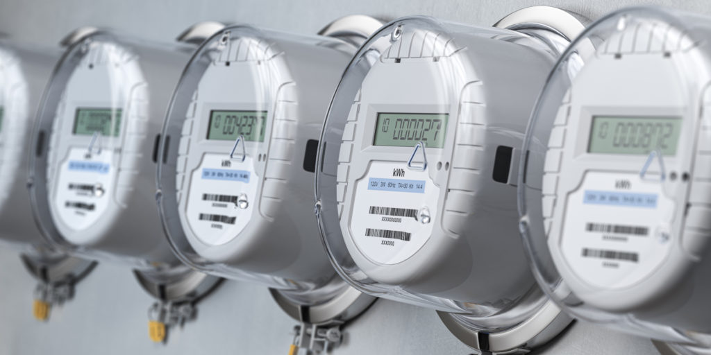 kilowatt hours measured on electrical meter