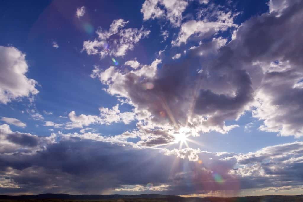 clouds in the sky