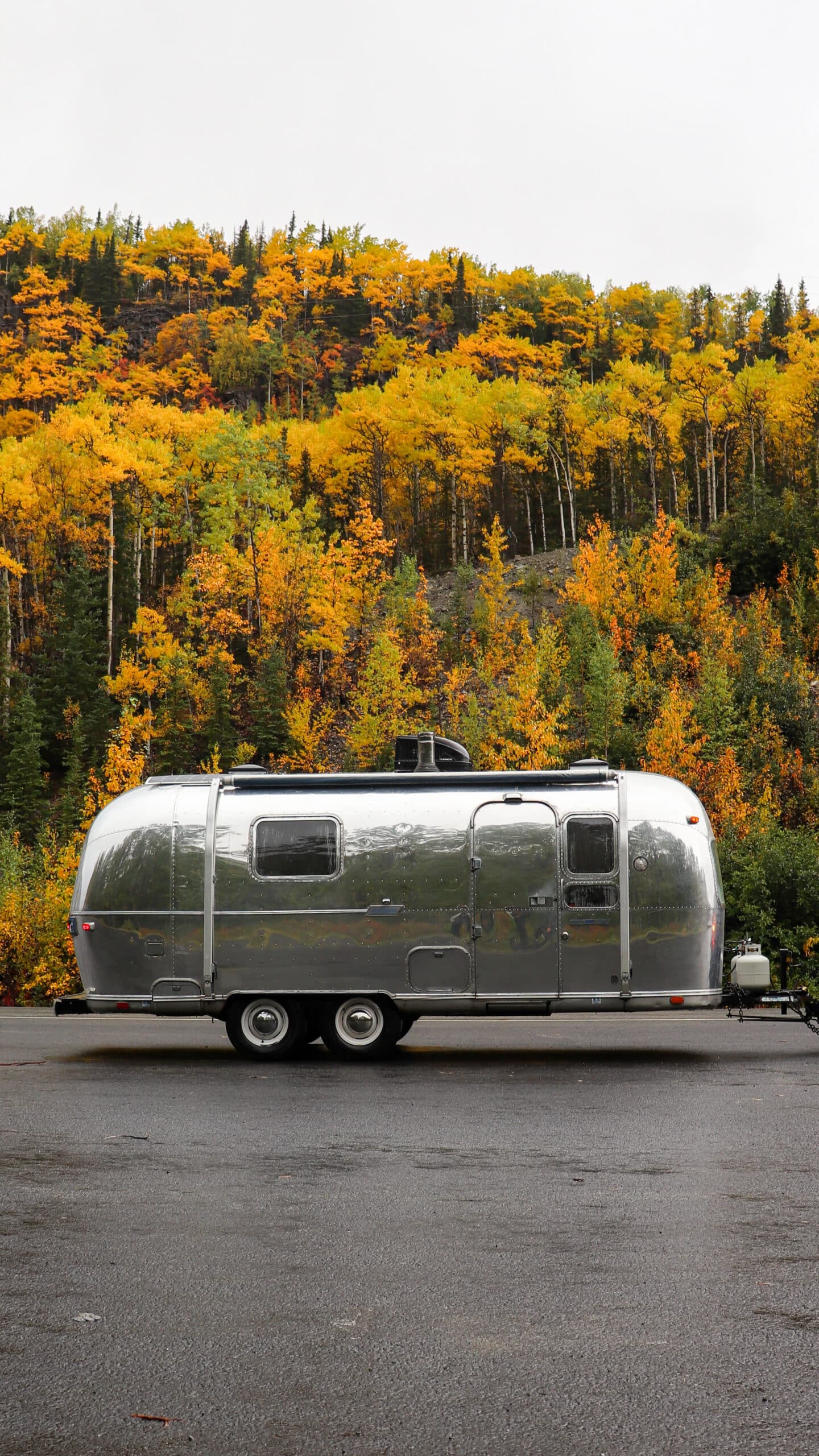 Slow Car Fast Home's Airstream in Alaska