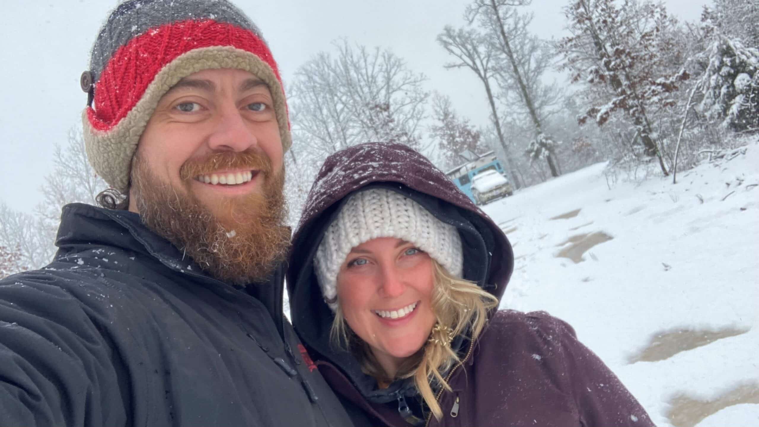 BE Adventure Partners Outside in the Snow
