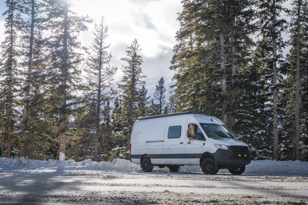 camper van in the snow danny mcgee
