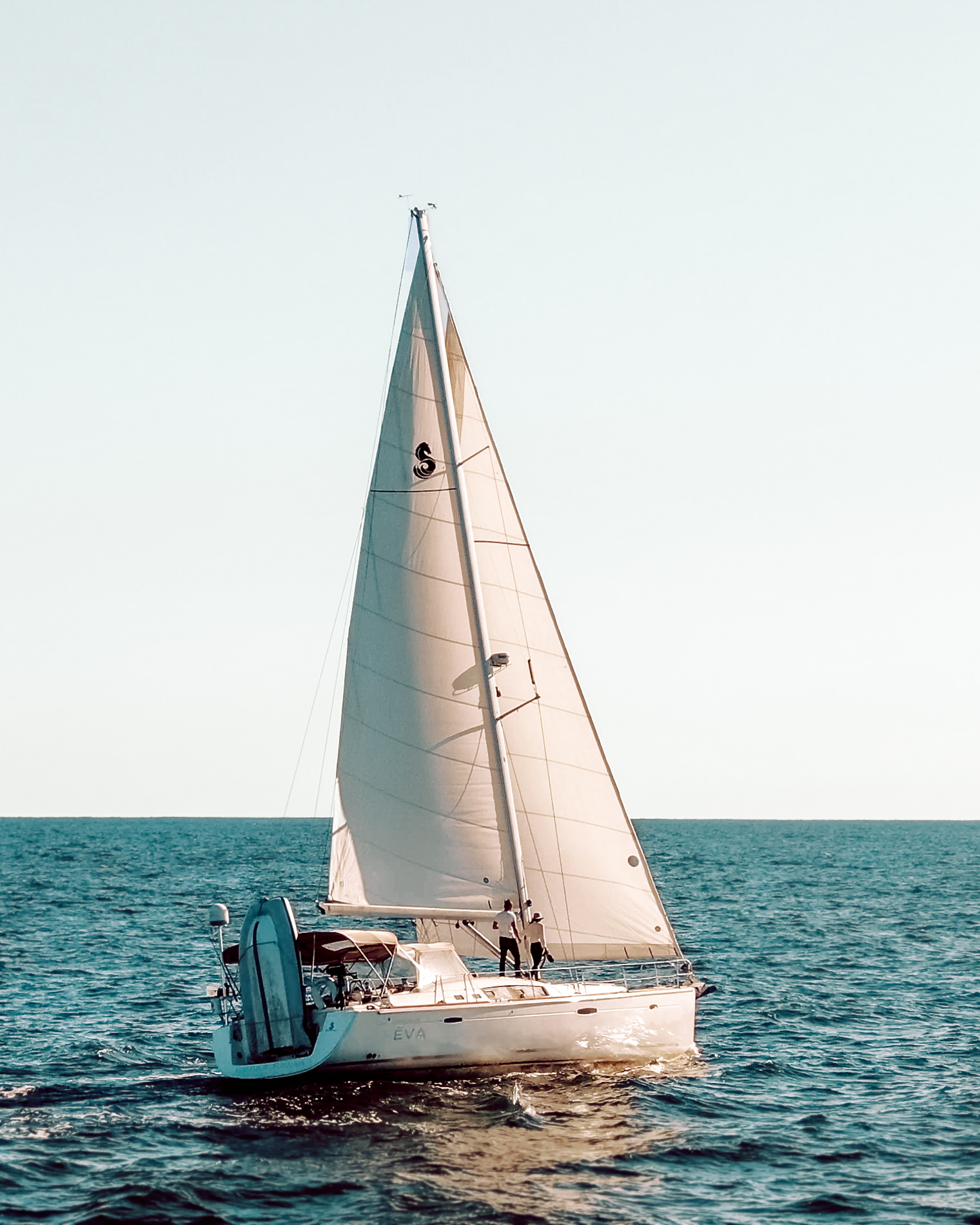 Expedition Evans sailboat in open water