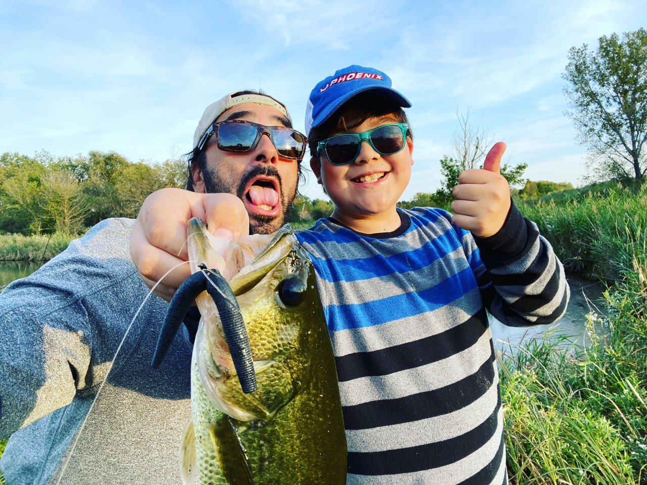 Professional Angler Chris Groh Fishing with a Kid