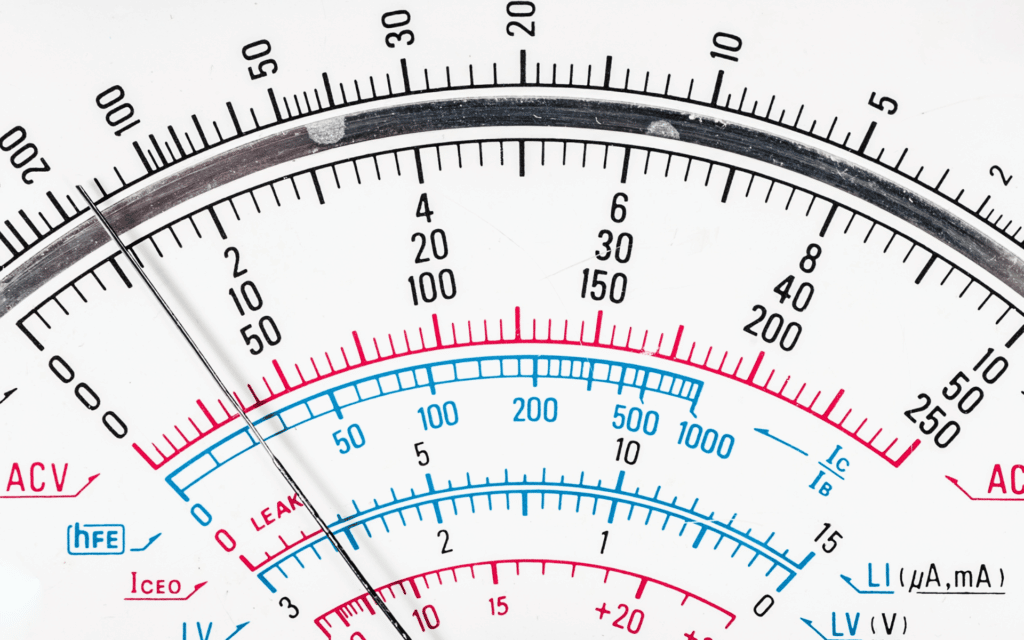 analog multimeter needle