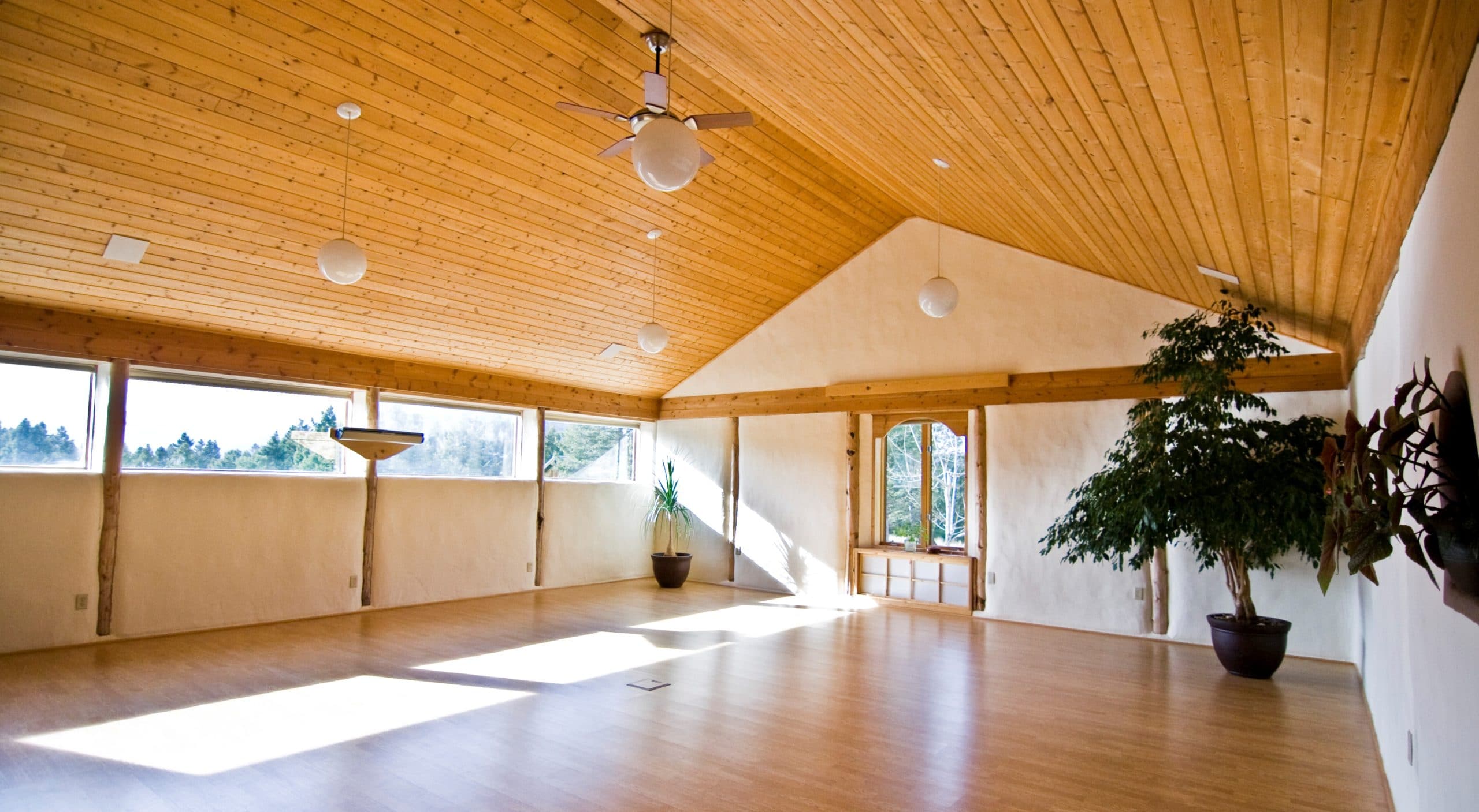 Interior shot of Sage Mountain Center