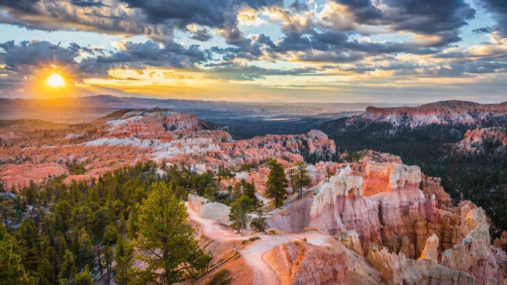 View overlooking Bryce Canyon National Park