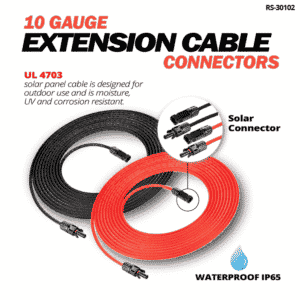 10AWG Solar Extension Cable 15ft