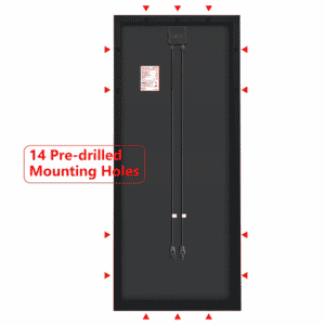 Rich Solar Mega 100 Watt Panel Black