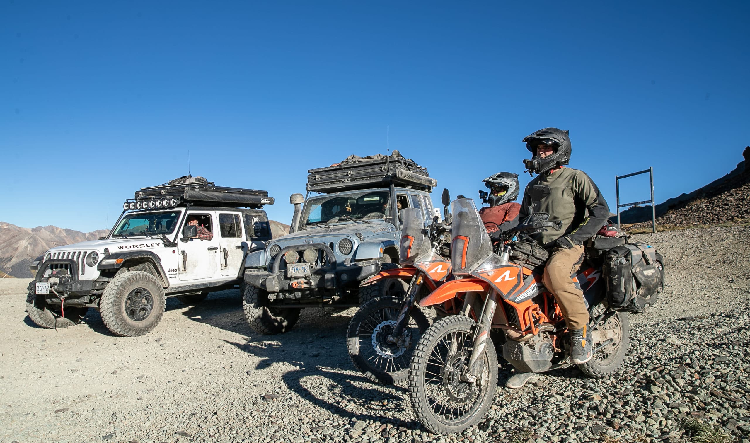 Epic Family Road Trip Family with Jeeps and Dirtbikes