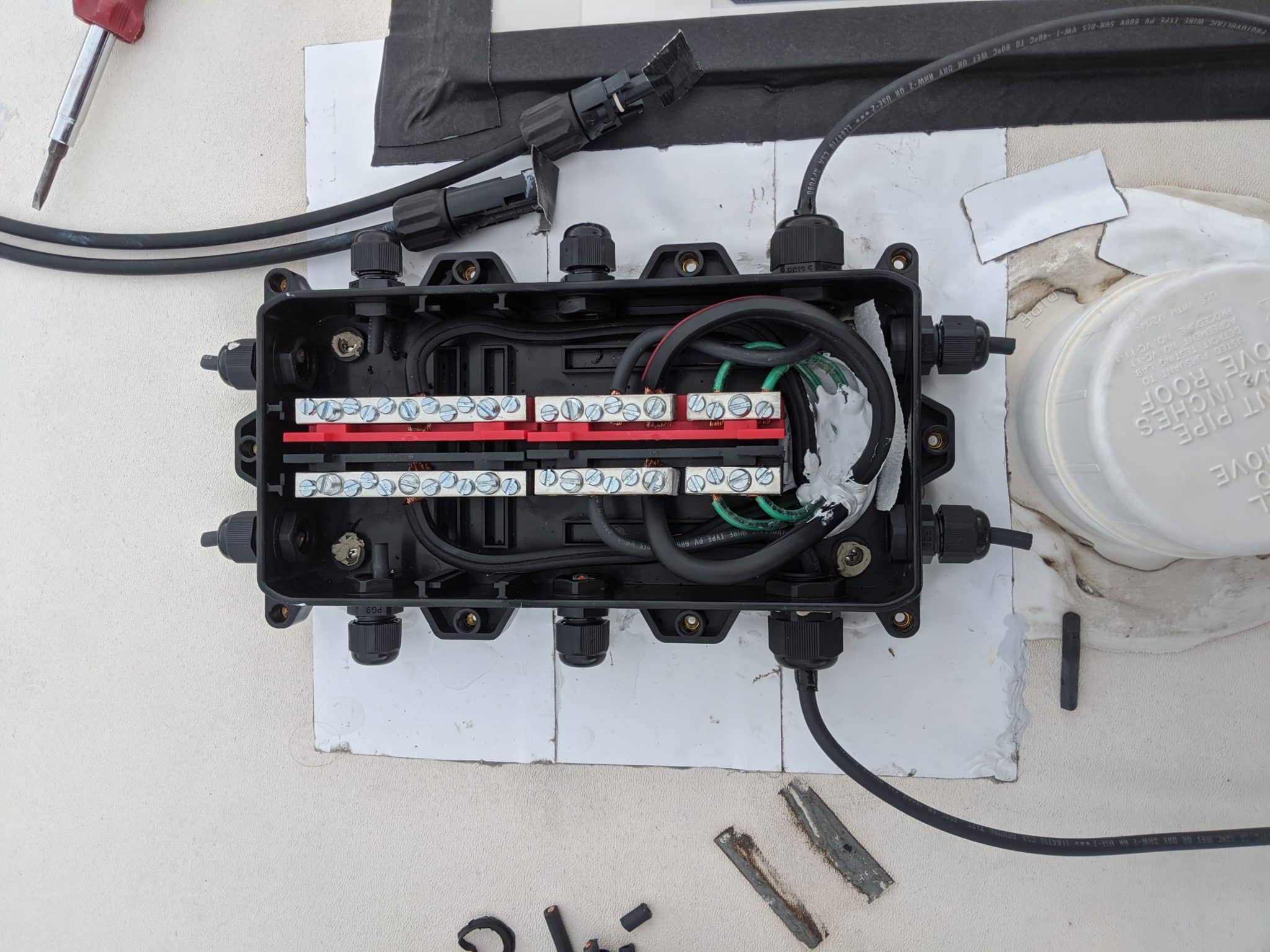 How to Install a Solar Roof Top Combiner Box Battle Born Batteries