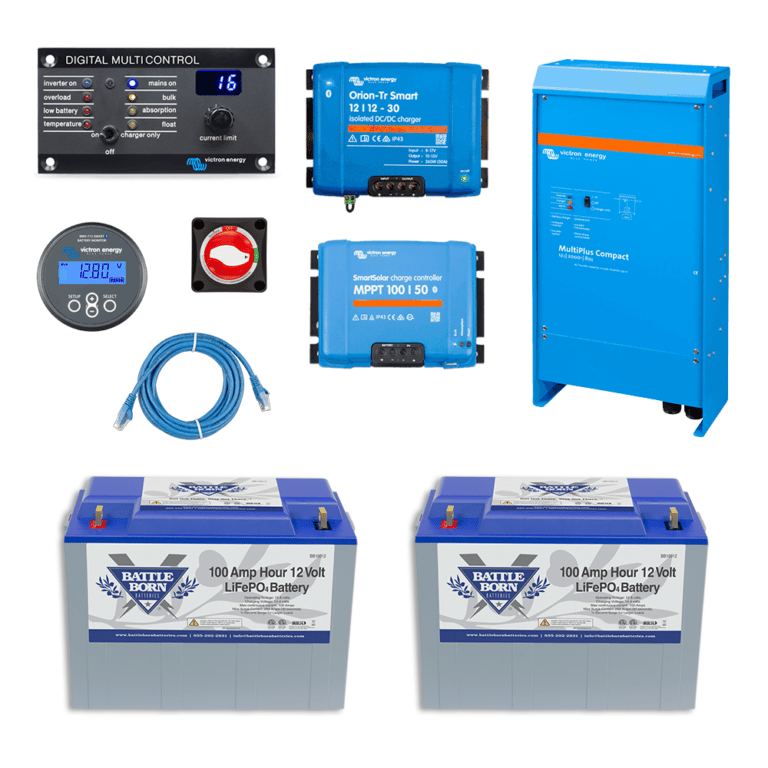 Motorized RV Lithium Battery Kits Battle Born Batteries