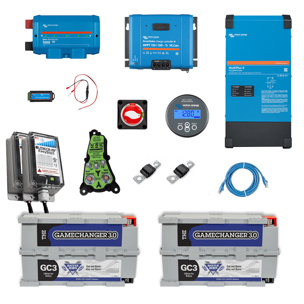 Battle Born 12V 270Ah GC3 LiFePO4 Battery - Universal Mount