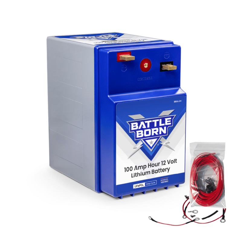100Ah 12V GC2 LiFePO4 Heated Battery Kit