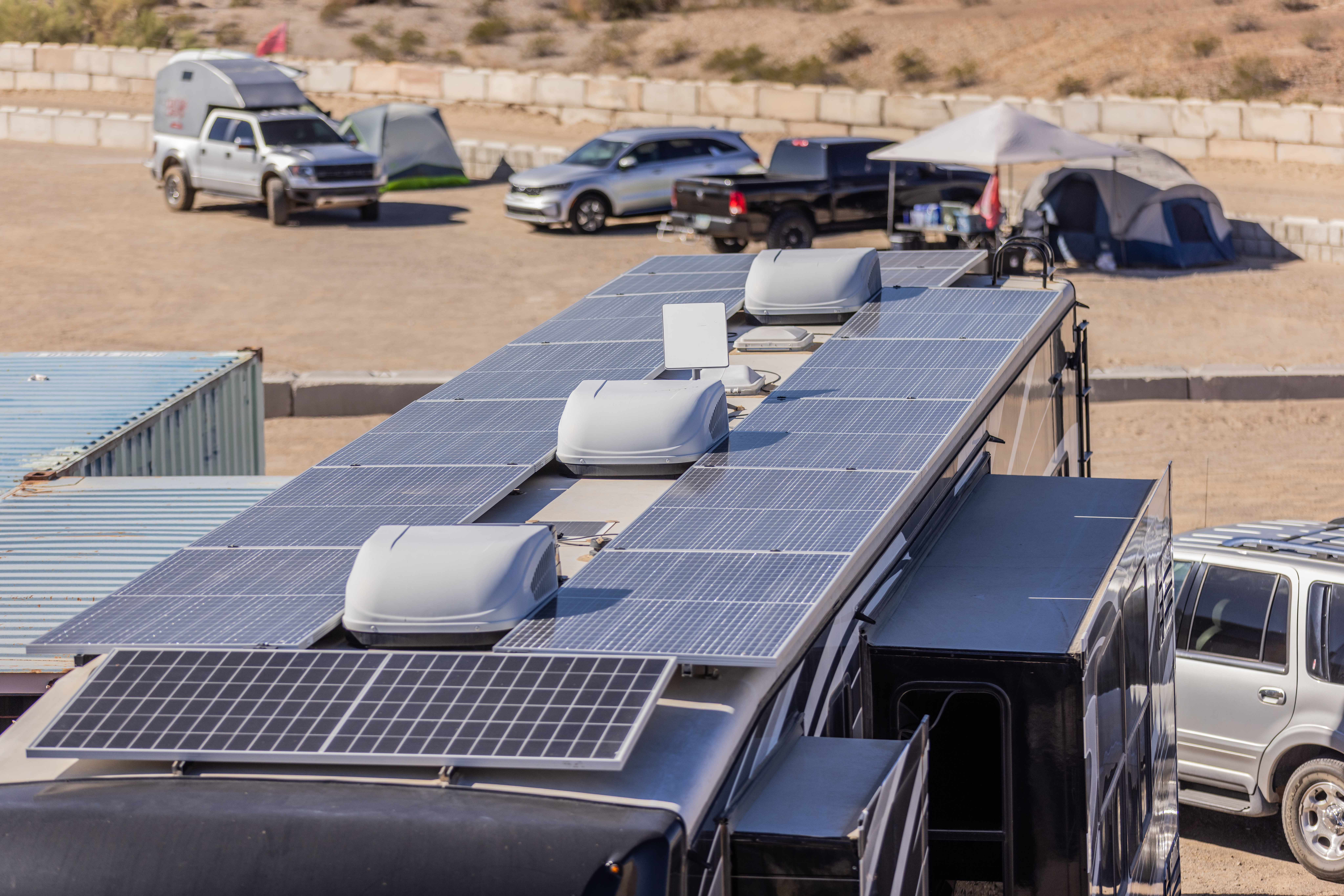 Solar Panels on Jason Kleefish's RV