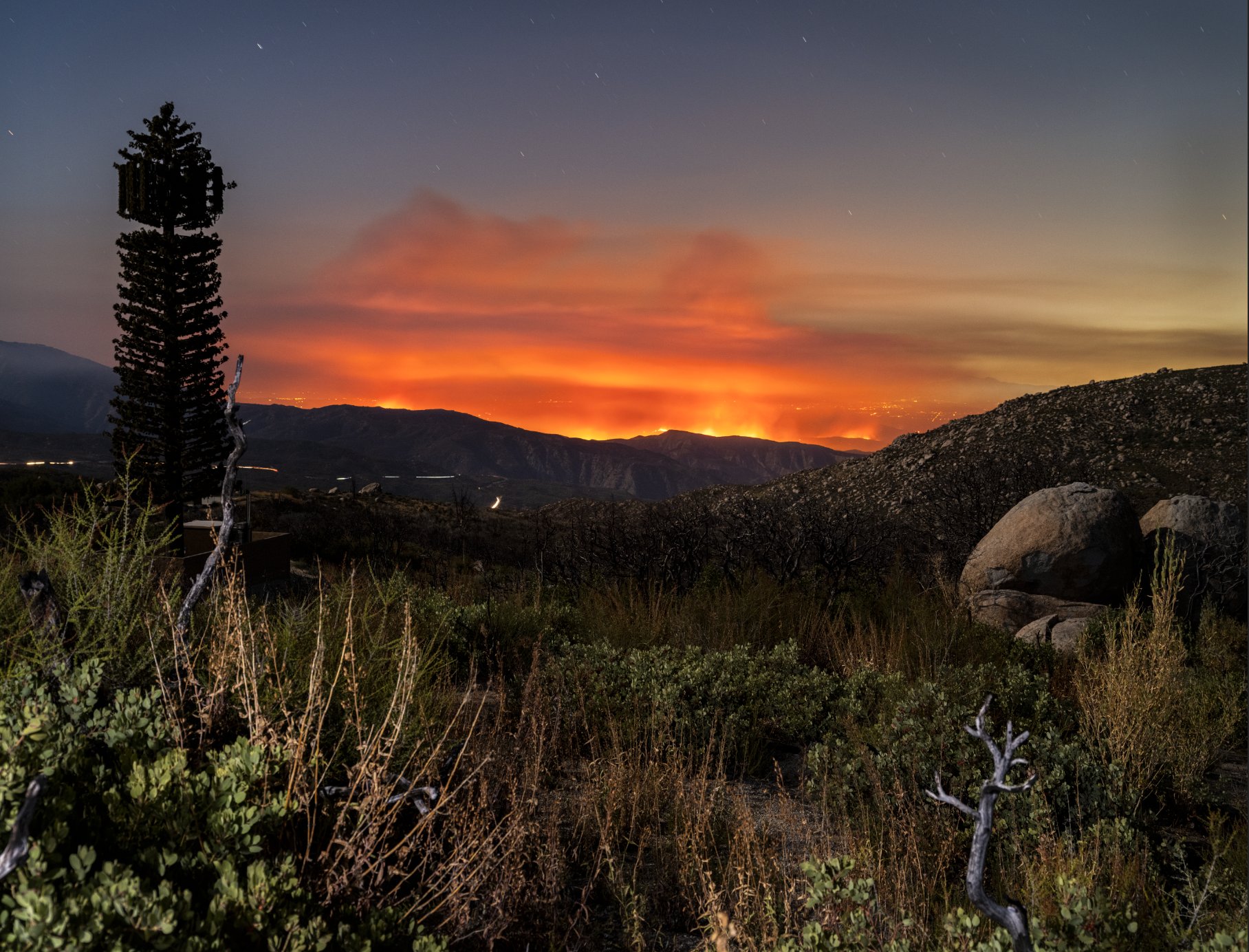 Stuart Palley's Photo of a Wildfire in California
