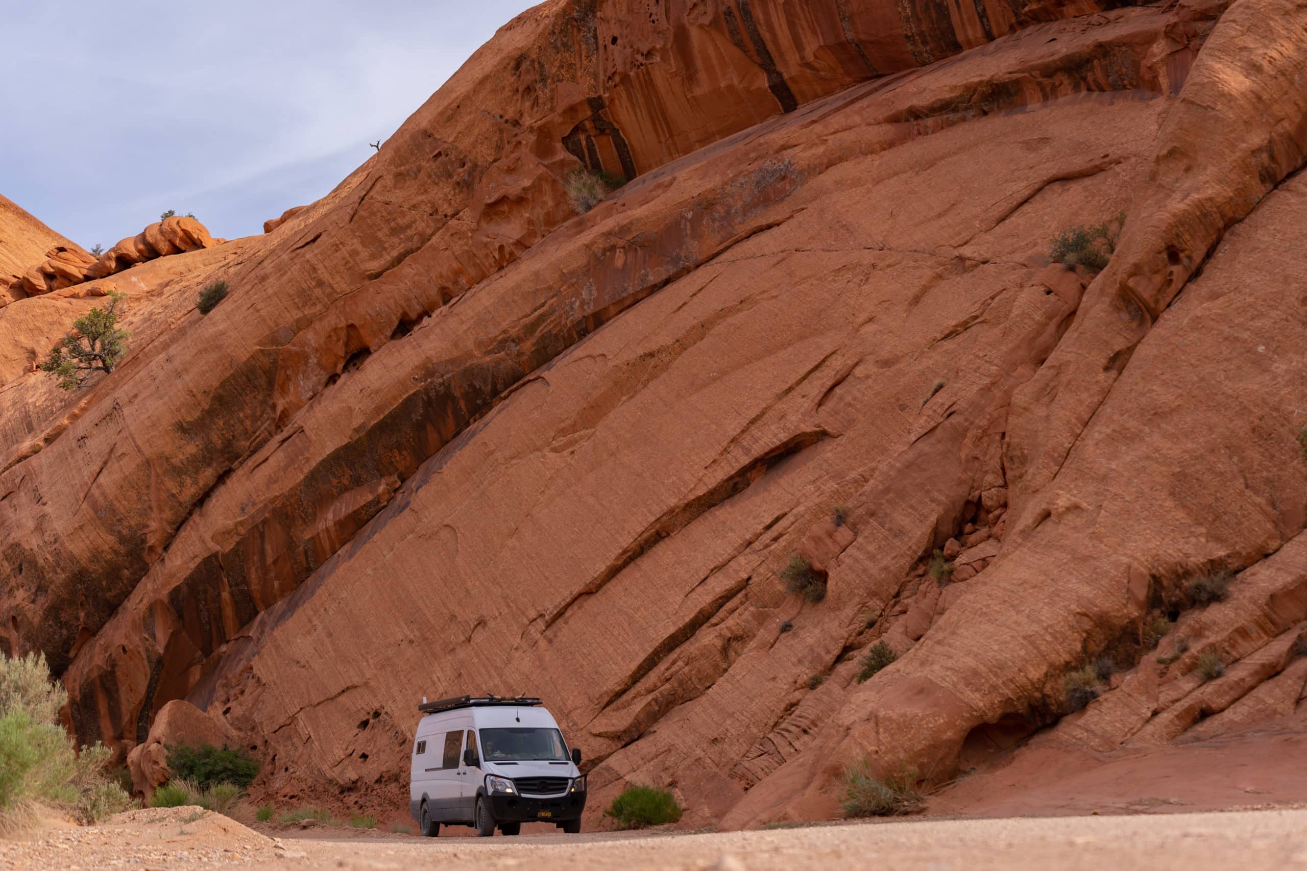 Desert Cruisers' Van in the Desert