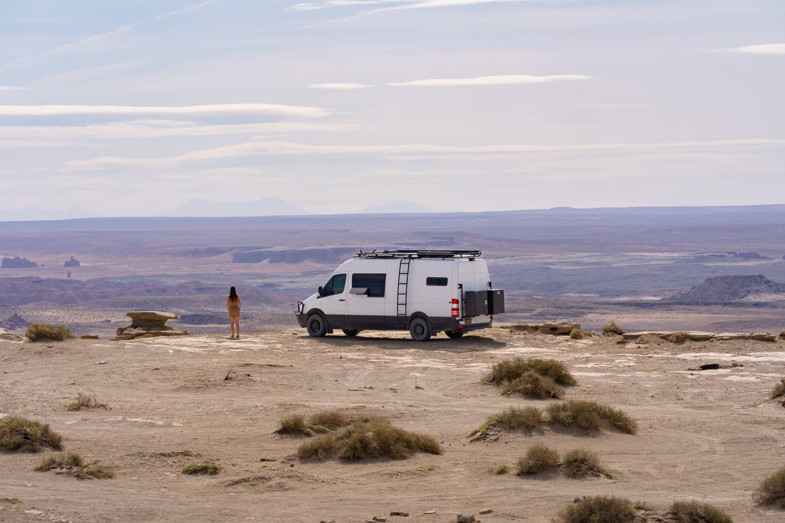 Desert Cruisers Van in the Desert