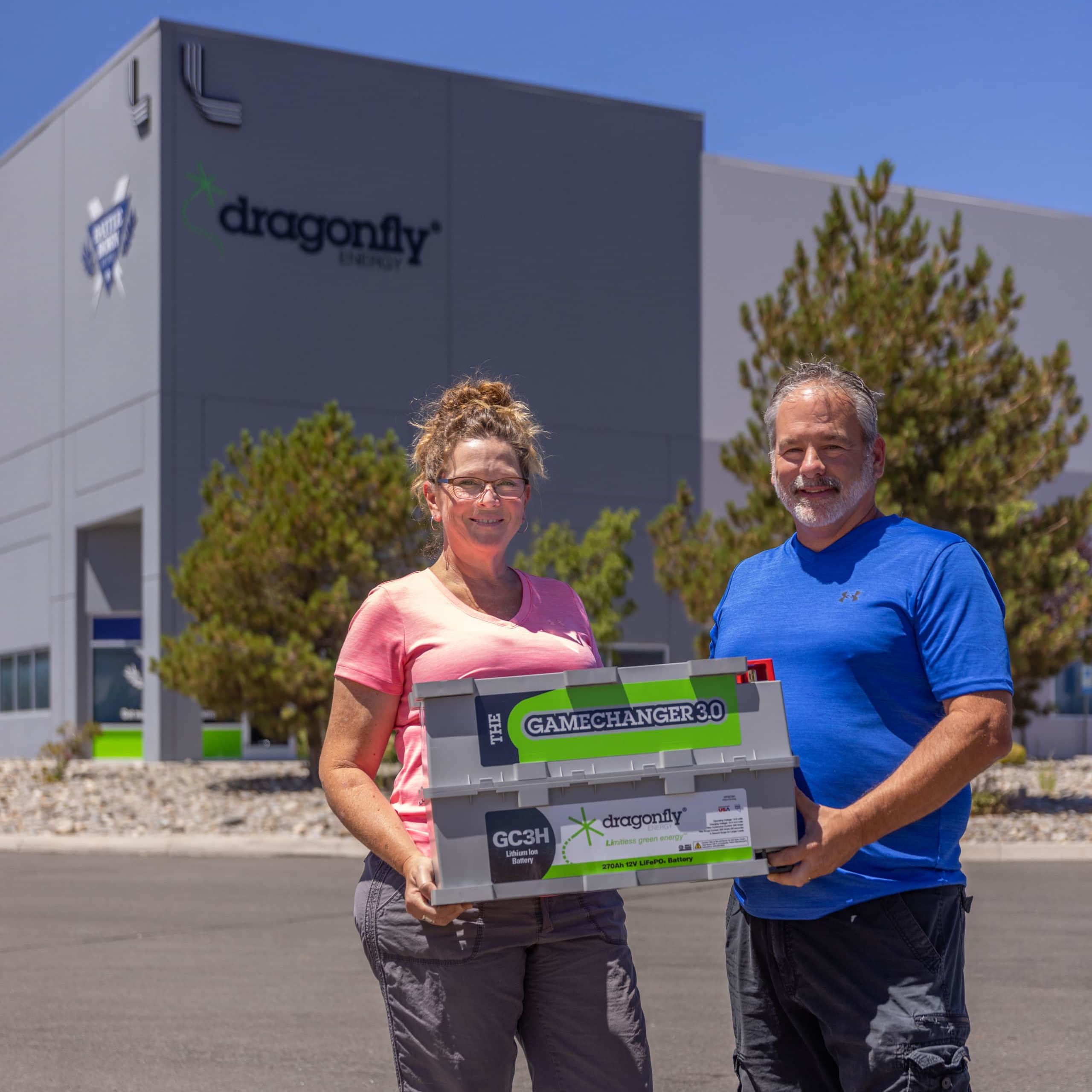 Find Us Camping with a Dragonfly Energy GC3 at Dragonfly Energy Headquarters