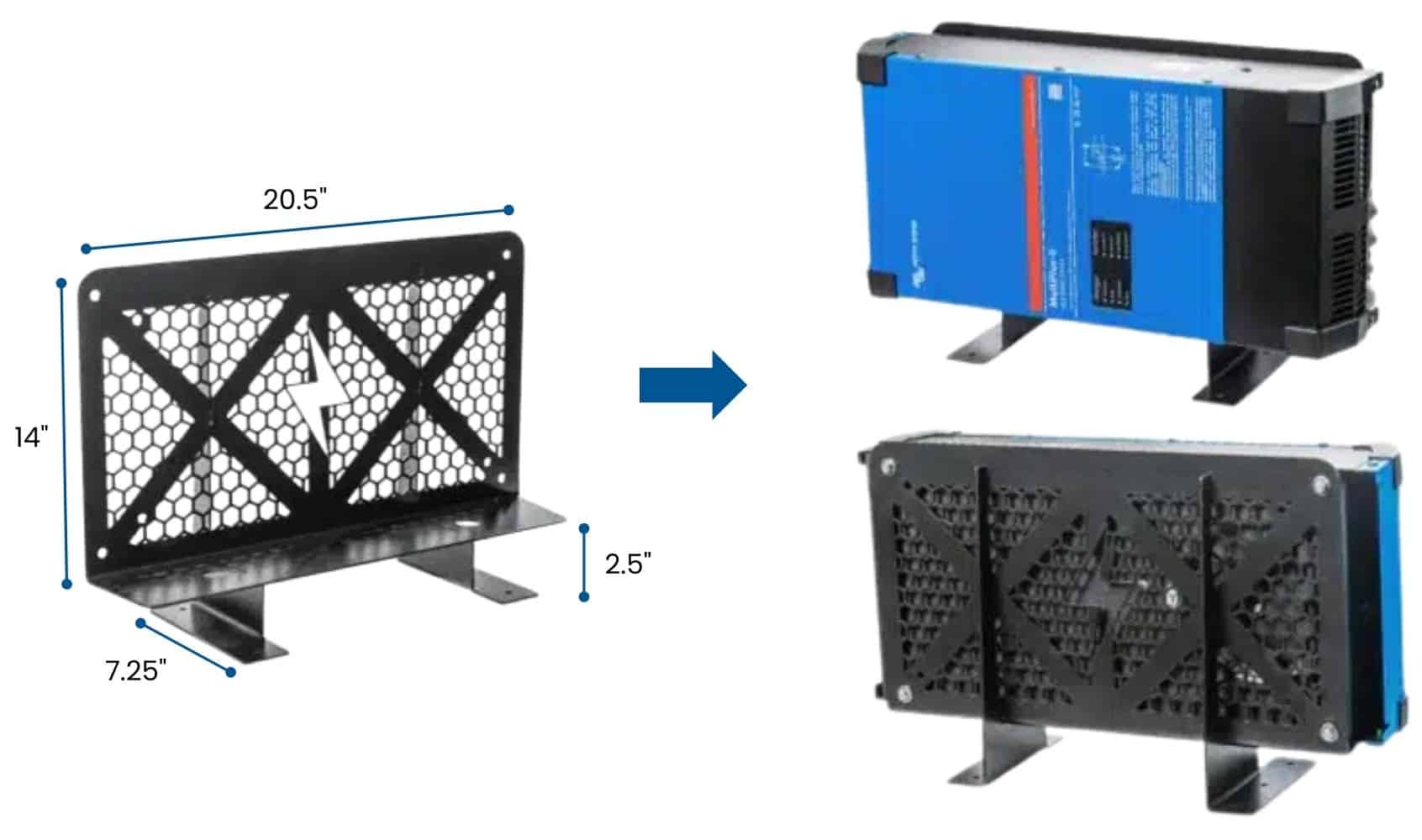 MultiPlus-II Free Standing Mounting Bracket