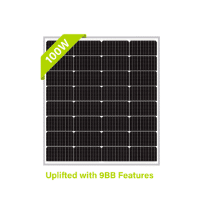 100W 12V Compact Monocrystalline Solar Panel