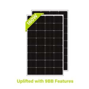 160W 12V Monocrystalline Solar Panel