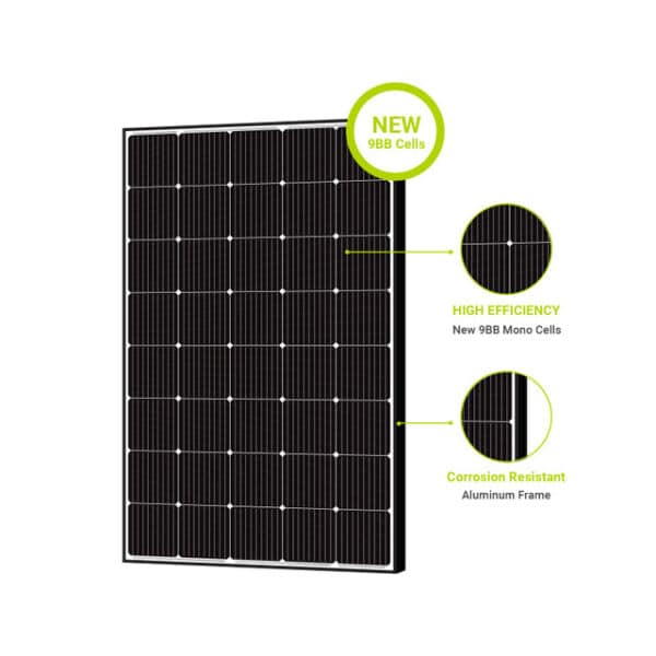 1500W 12v Monocrystalline Solar Panel Pack