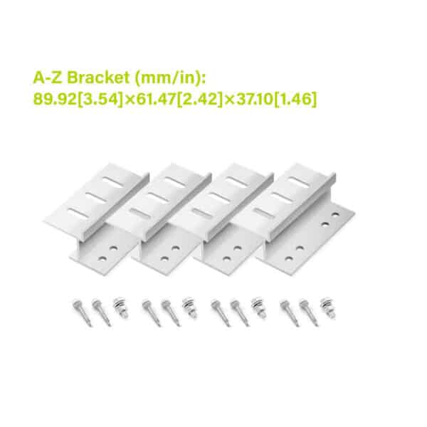 Universal Flat Mount Z Bracket Set (UZ Version)
