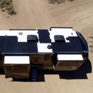Solar Panels on RV in the Desert