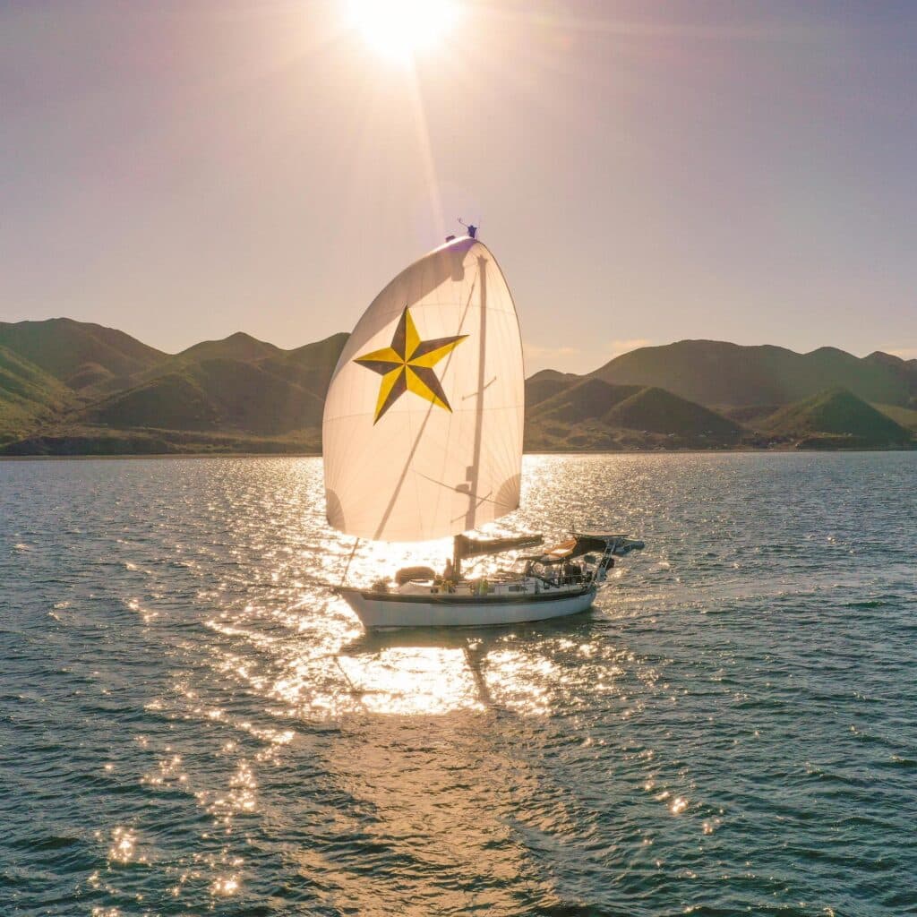 Sailboat on the water
