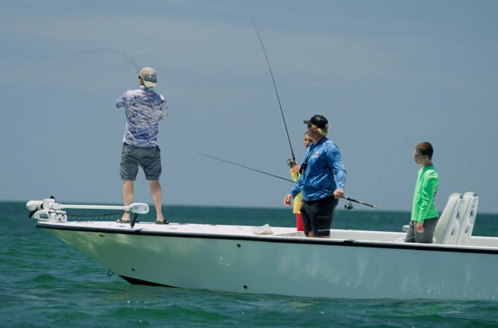 Saltwater charter fishing