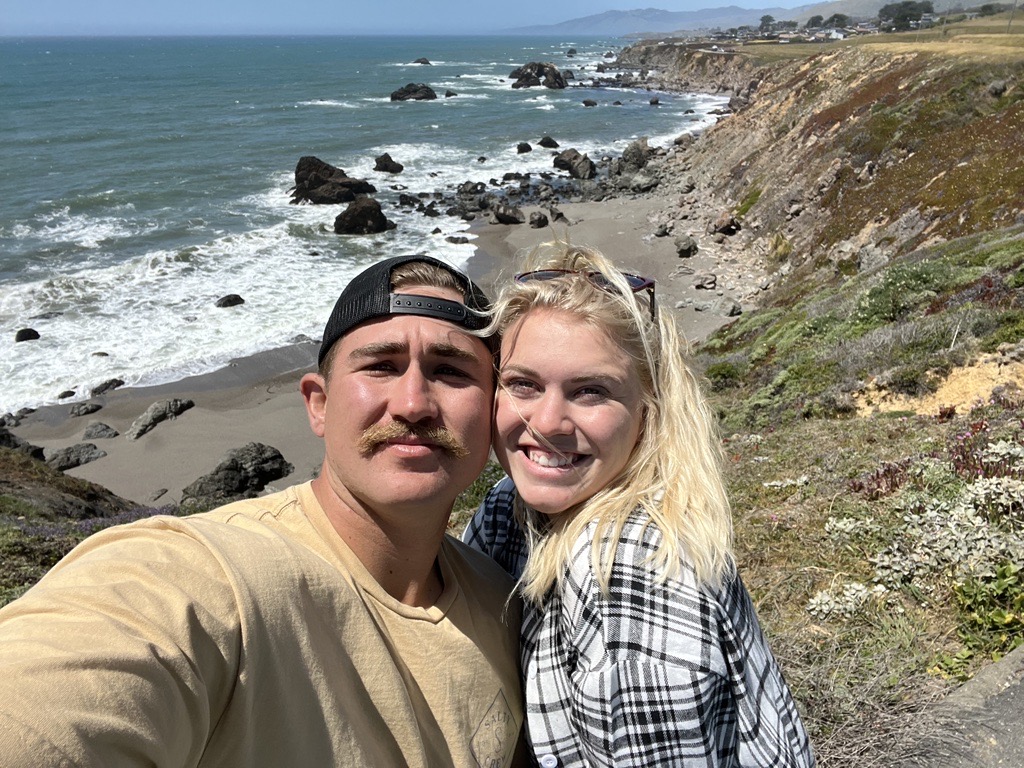 Kalyn and Mike on the Coast