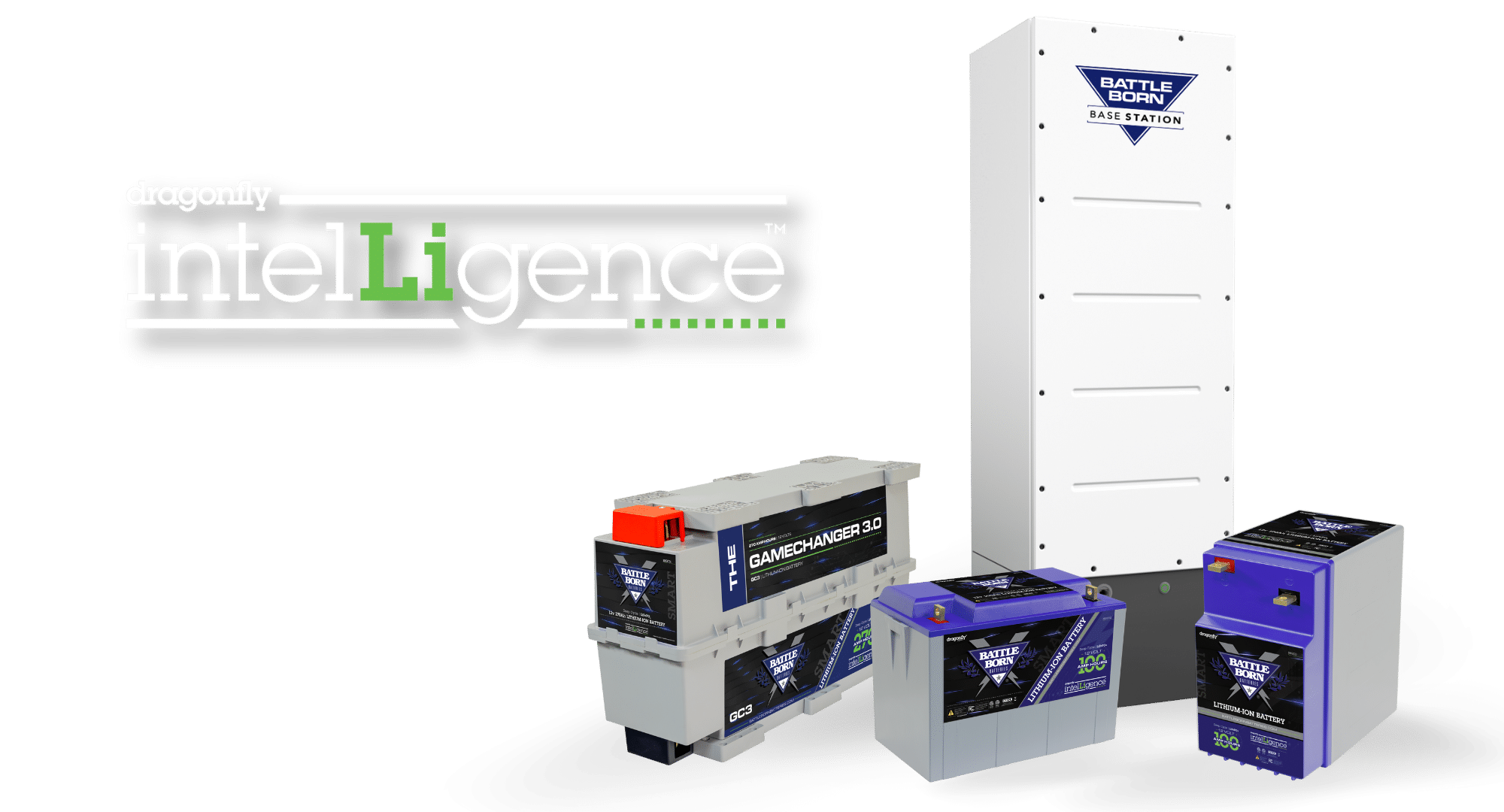 Dragonfly IntelLigence technology smart lithium battery product line