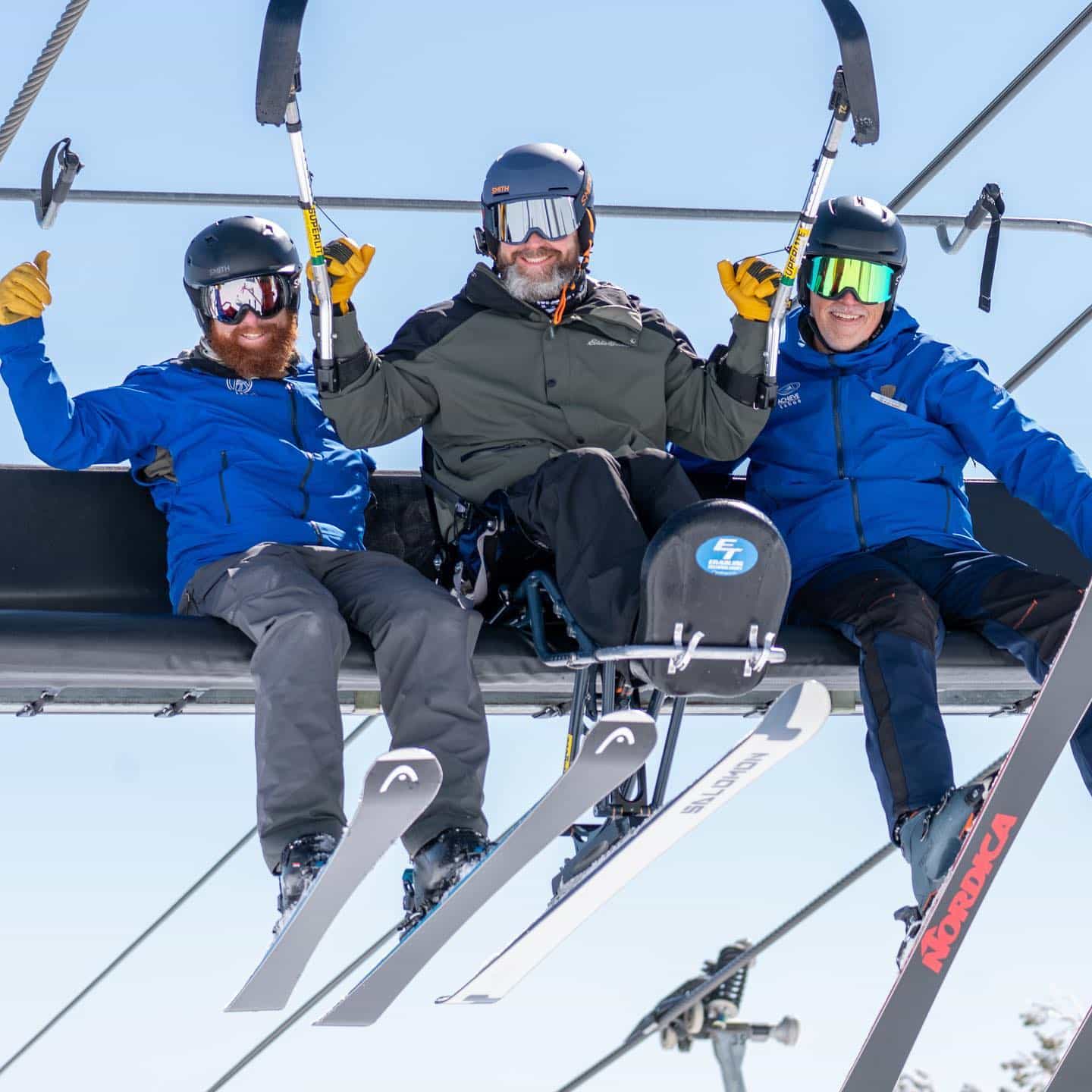 High Fives' Adaptive Skier