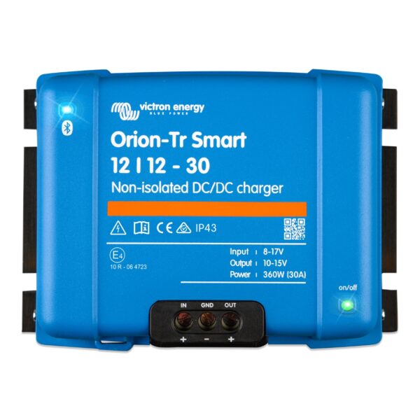 Orion-Tr Smart 12/12V-30A (360W) Non-Isolated DC-DC Charger