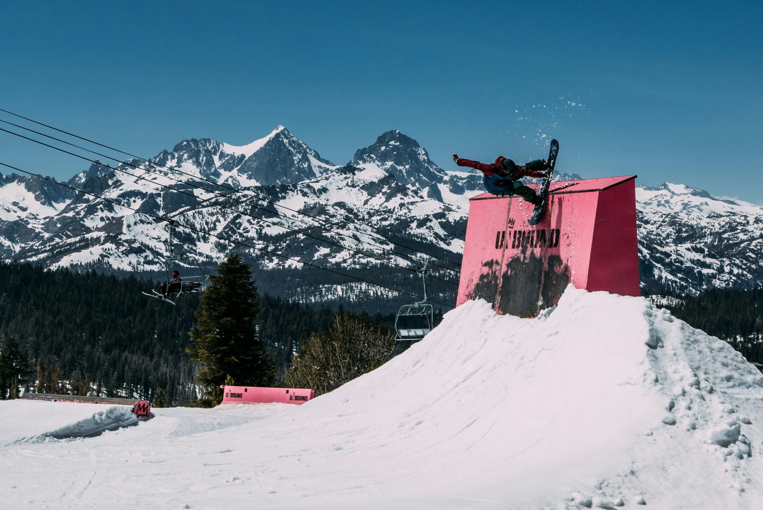 snowboarder on a halfpipe