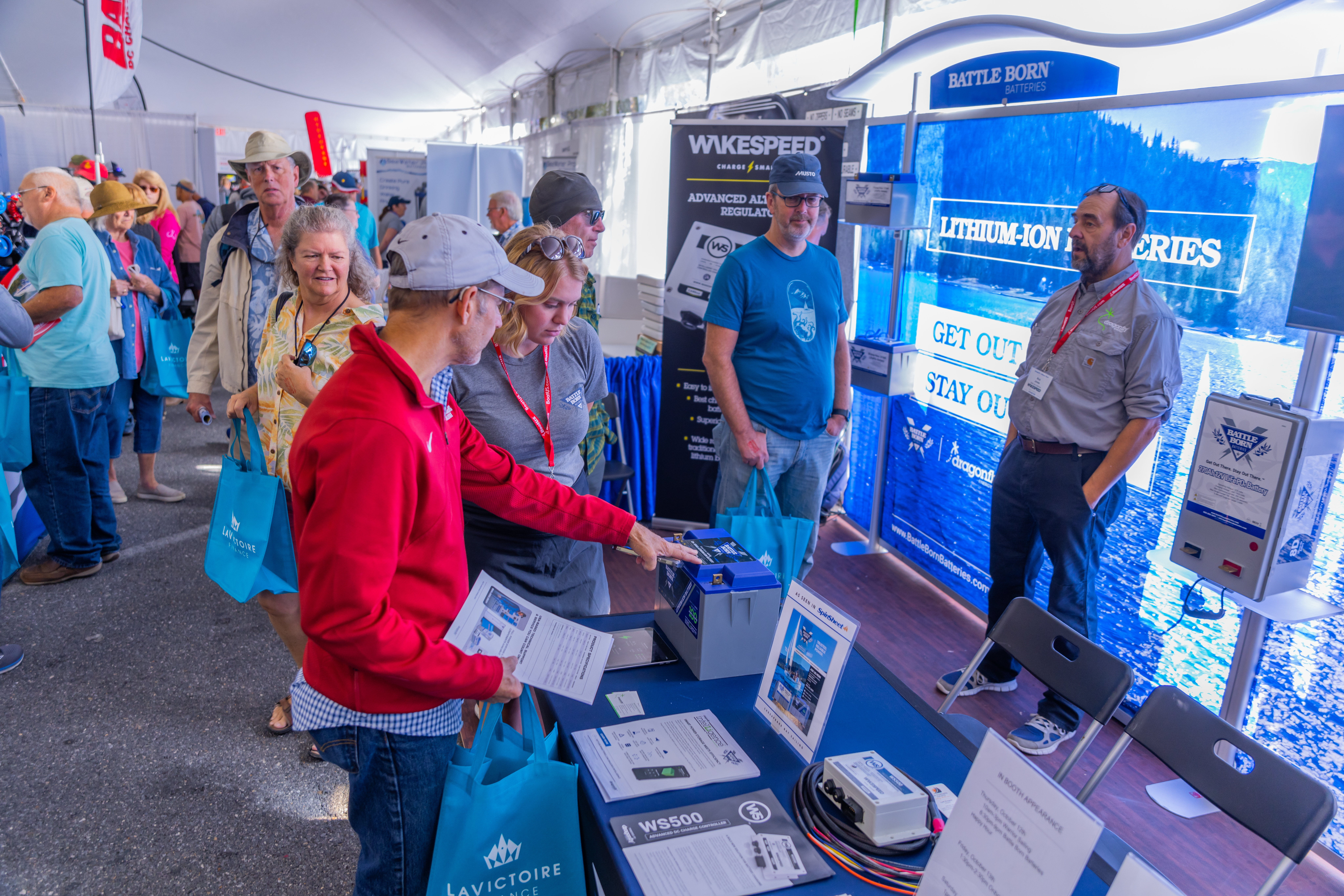 Battle Born Batteries booth