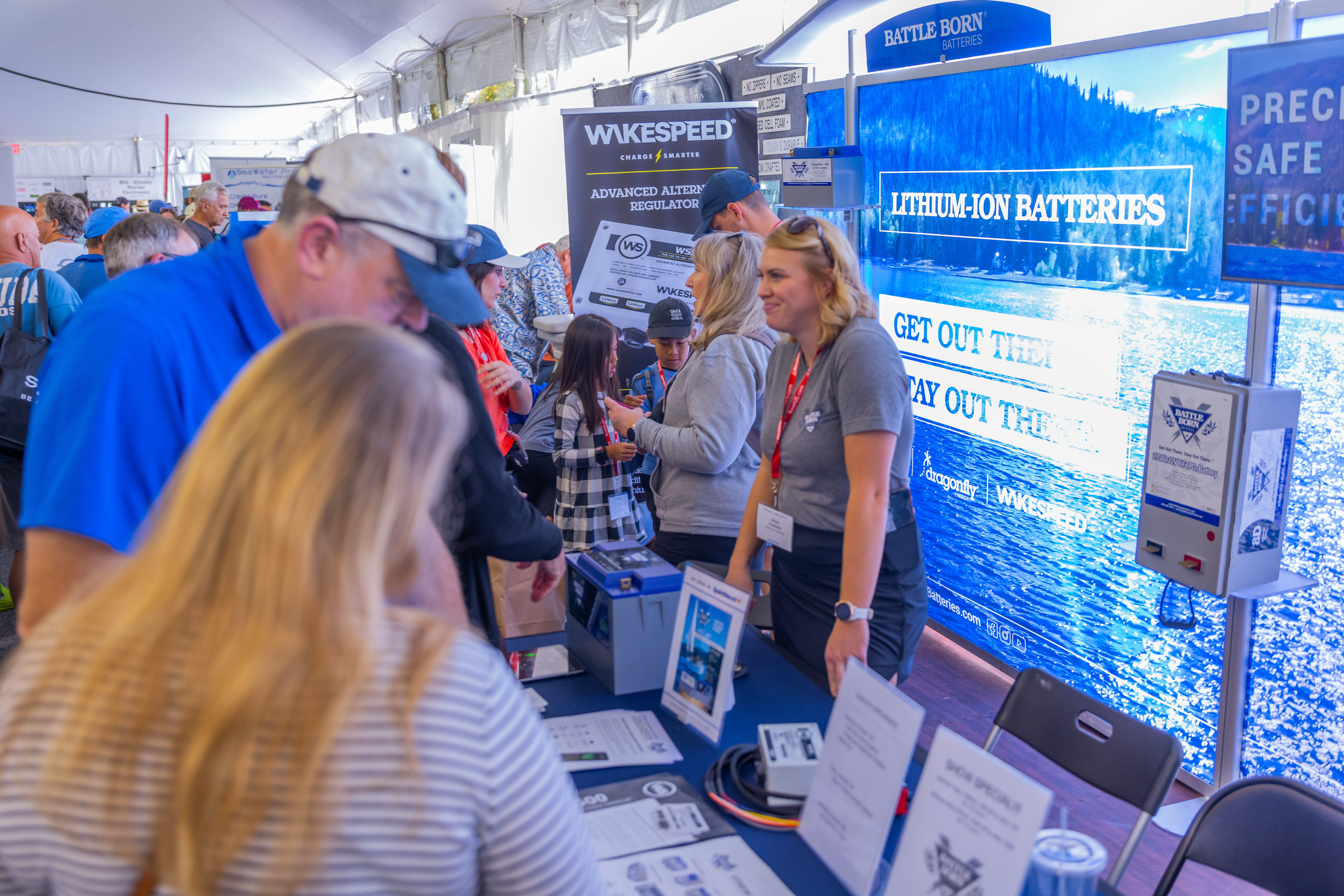 Battle Born Batteries booth