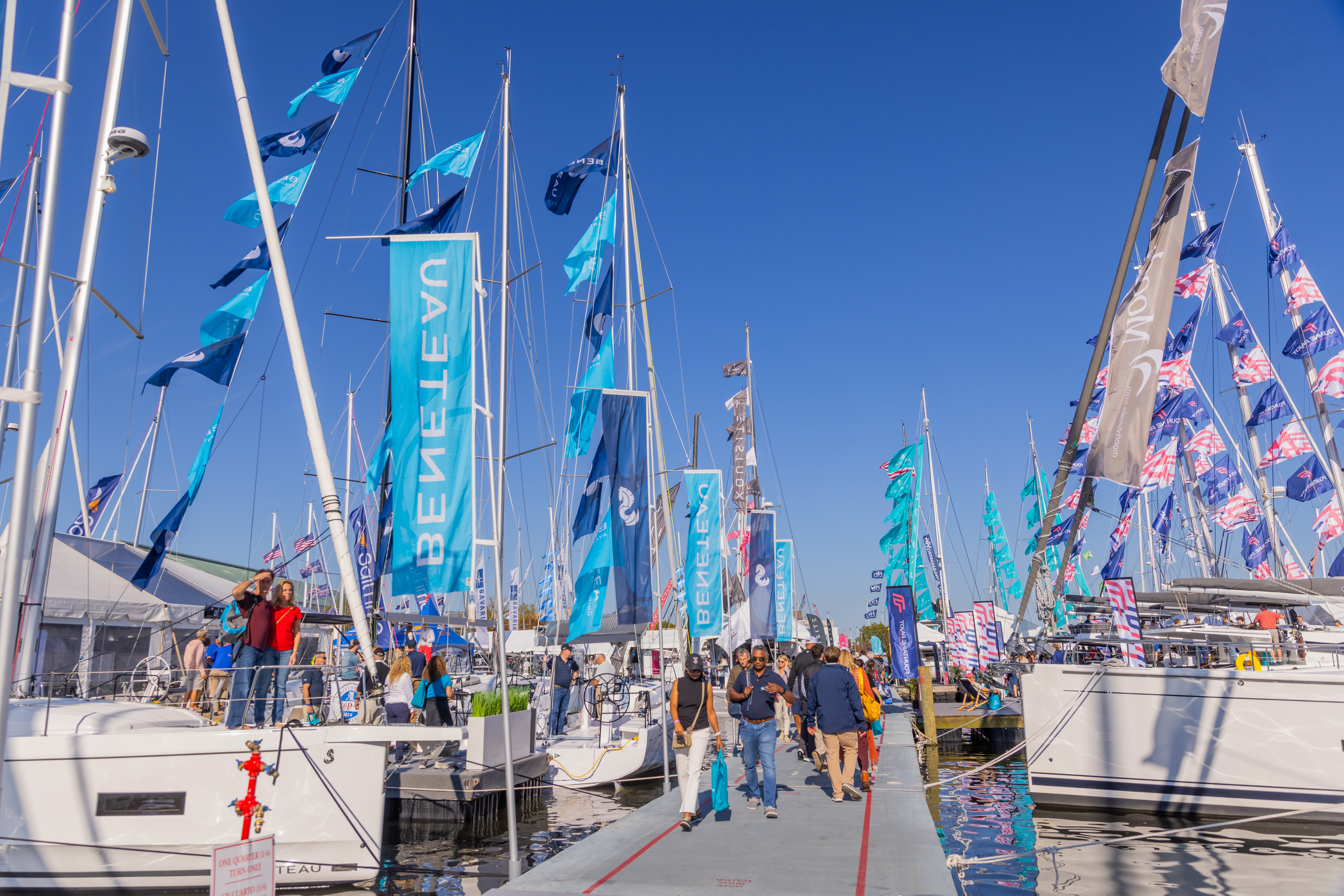 docks at the Annapolis Sailboat Show