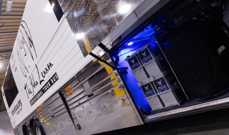 Battle Born Batteries with Dragonfly IntelLigence on the Lennon Bus