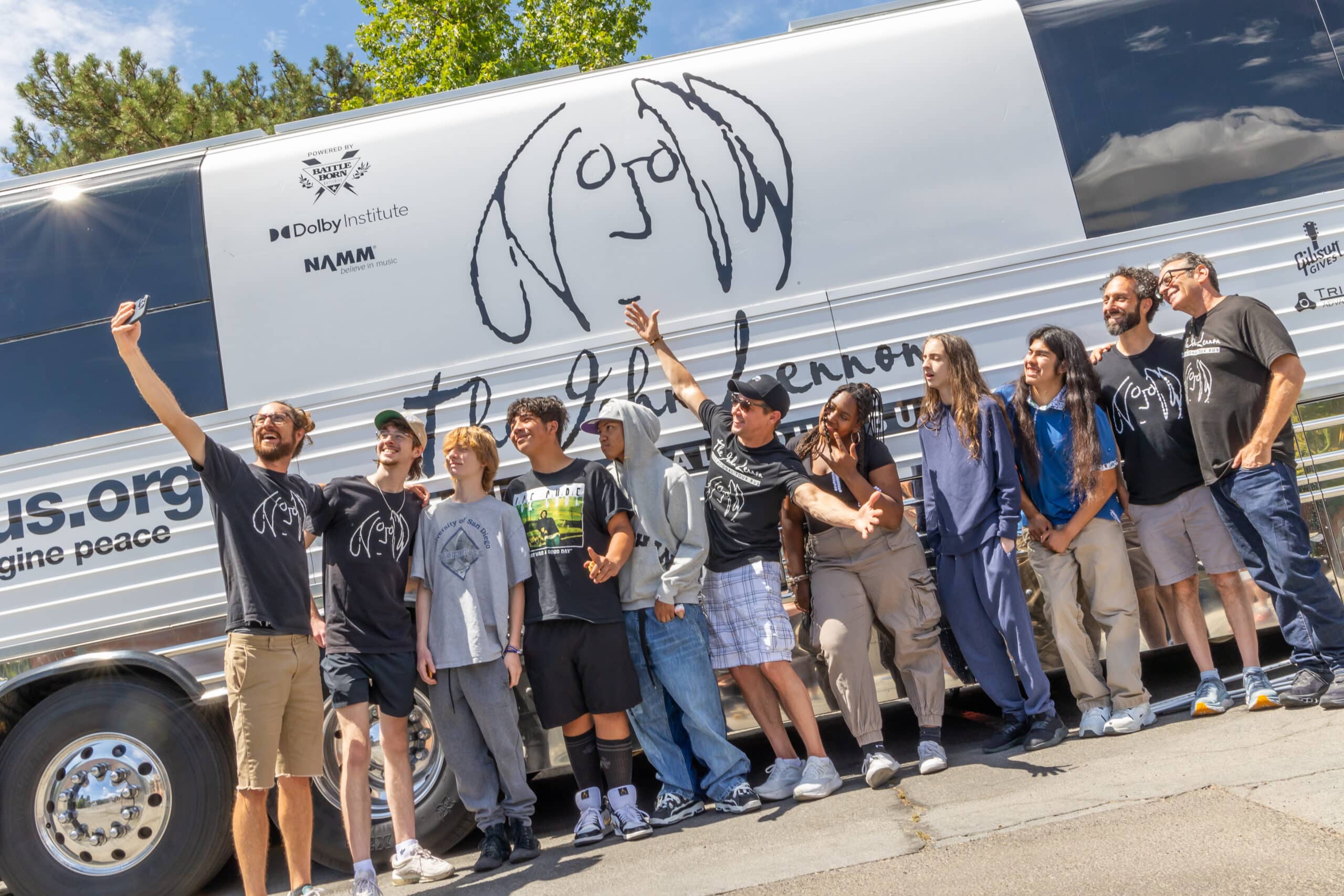 The Lennon Bus, Jeremy Renner, and Big Brothers Big Sisters of Northern Nevada