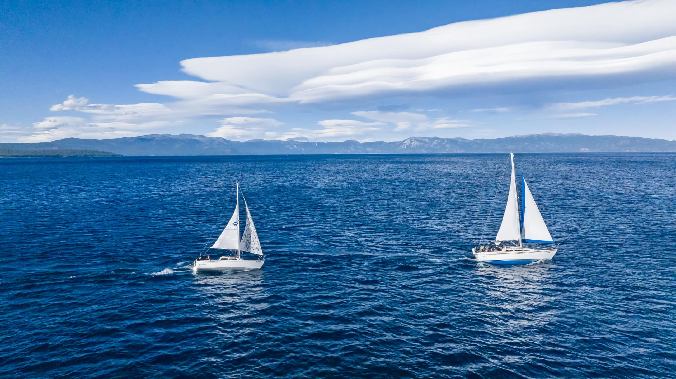 sailboats on lake tahoe