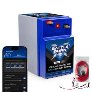 100Ah 12V GC2 Smart Heated LiFePO4 Deep Cycle Battery Kit