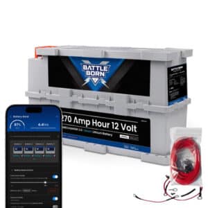 270Ah 12V GC3 Smart Heated LiFePO4 Deep Cycle Battery Kit