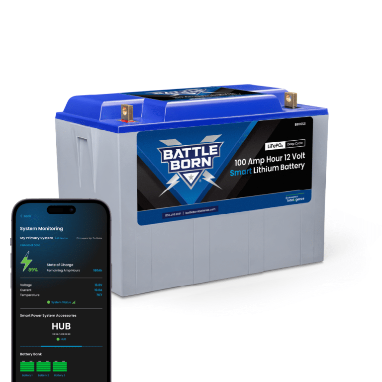100Ah 12V Smart LiFePO4 Deep Cycle Battery