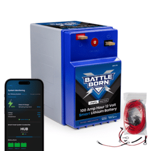 100Ah 12V GC2 Smart Heated LiFePO4 Deep Cycle Battery Kit