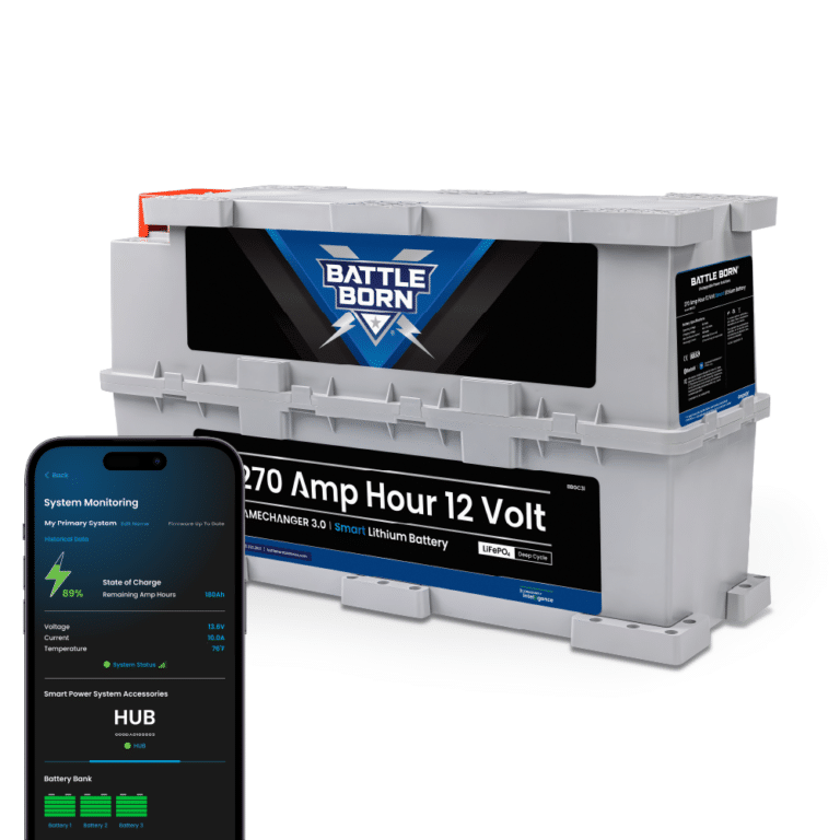270Ah 12V GC3 Smart LiFePO4 Deep Cycle Battery